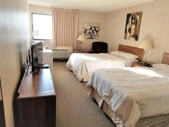 Deluxe Tek Büyük Yataklı Oda, 2 Çift Kişilik Yatak, Sigara İçilmez, Buzdolabı ve Mikrodalga