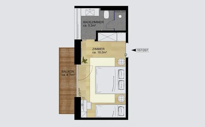 Standard Üç Kişilik Oda