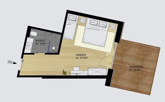 Standard Üç Kişilik Oda