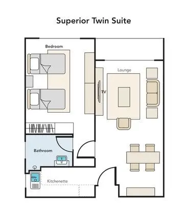 Premier Süit (Family With King & Twin Beds)