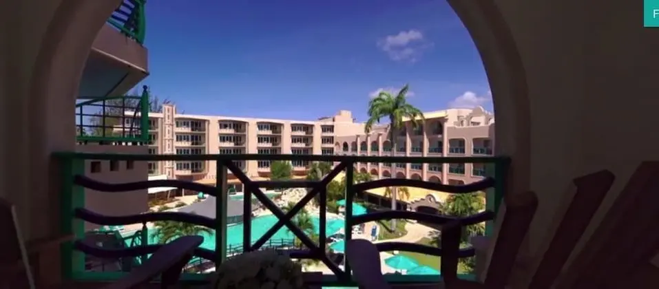 Pool View Room, 2 Double Beds, Balcony