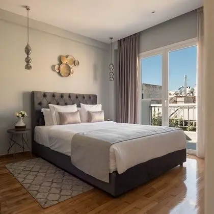 Çatı Katı Süiti (Penthouse), 2 Yatak Odası (Acropolis View)