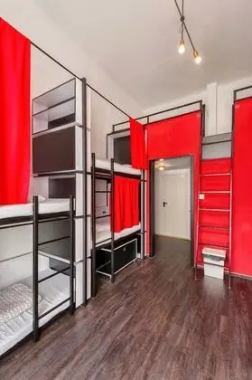 Bed in 10-Bed Dormitory Room with Private Bathroom