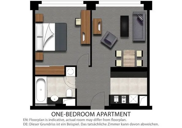 Premier Apart Daire, 1 Yatak Odası, Mutfak