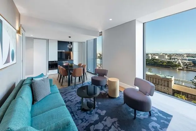 Premier Apart Daire, 2 Yatak Odası, Balkon, Nehir Manzaralı