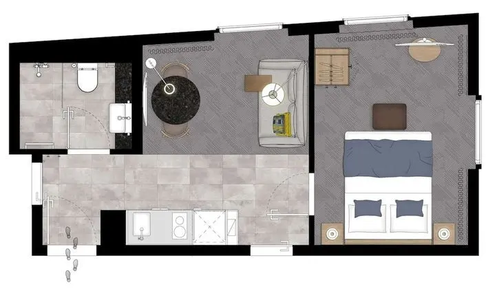 Apart Daire, 1 Yatak Odası