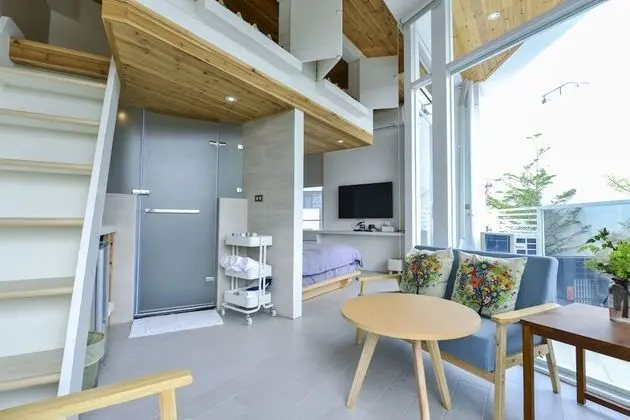 Panoramic Oda, 2 Çift Kişilik Yatak, Koy Manzaralı (Cozy 2F)