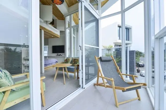 Panoramic Oda, 2 Çift Kişilik Yatak, Koy Manzaralı (Cozy 2F)