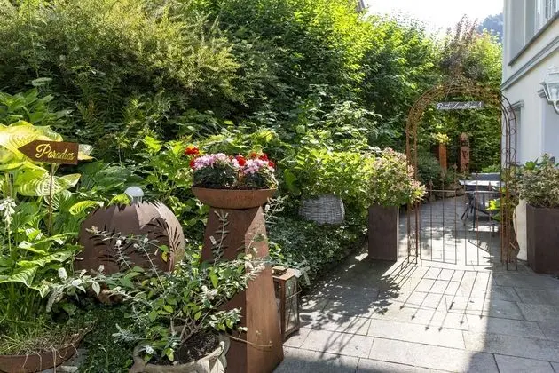 Junior Tek Büyük veya İki Ayrı Yataklı Oda, Veranda, Bahçe Manzaralı (1)