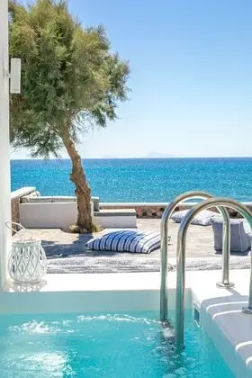 Premier Suite with outdoor private hot tub & beach front