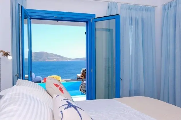 Deluxe Ev, 1 Yatak Odası, Kişiye Özel Havuzlu, Deniz Manzaralı