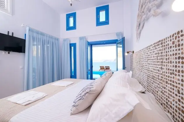 Deluxe Ev, 1 Yatak Odası, Kişiye Özel Havuzlu, Deniz Manzaralı