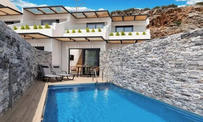 Design Apart Daire, 1 Yatak Odası, Kişiye Özel Havuzlu, Deniz Manzaralı
