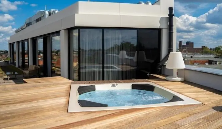 Luxury Süit, 2 Yatak Odası, Jakuzi, Şehir Manzaralı