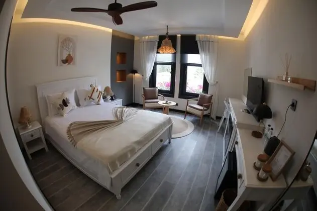 Deluxe Oda Üst Kat, Şehir Manzaralı, Şömineli