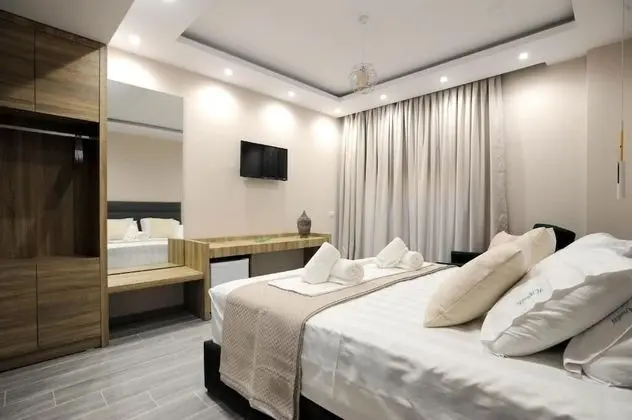 Deluxe Tek Büyük Yataklı Oda, Balkon, Deniz Manzaralı