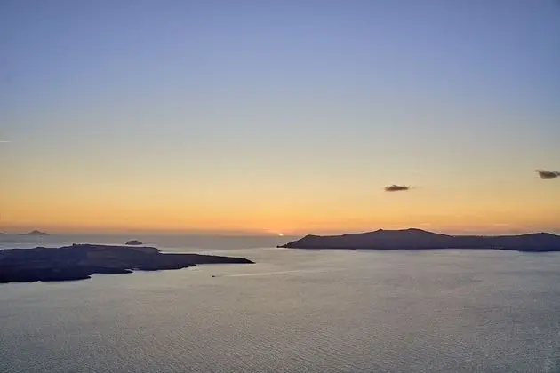 Honeymoon Süit, Sıcak Su Küveti, Deniz Manzaralı (Caldera View)