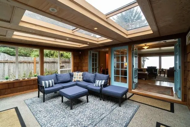 Ev, Birden Çok Yatak, Plaj Manzaralı (Agate Beach Oceanfront Lodge)