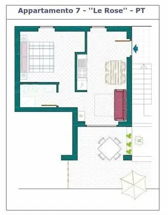 Standard Apart Daire, 1 Yatak Odası