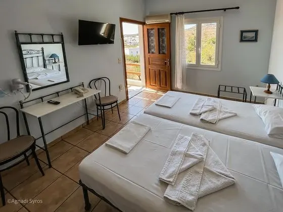 Oda, 2 Tek Kişilik Yatak, Özel Banyo, Deniz Manzaralı