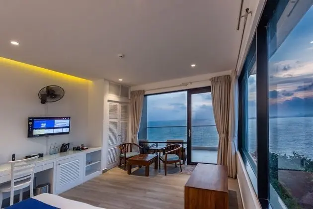 Panoramic Tek Büyük Yataklı Oda, 1 Çift Kişilik Yatak, Okyanus Manzaralı