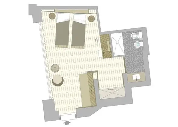 Luxury Dört Kişilik Oda, Dağ Manzaralı