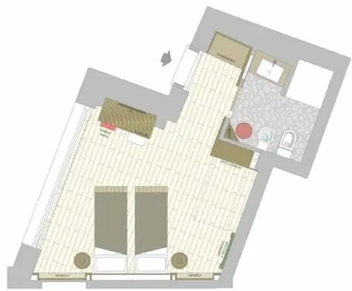 Luxury Üç Kişilik Oda, Dağ Manzaralı