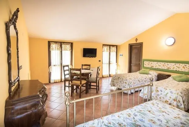 Family Dört Kişilik Oda, 1 Yatak Odası, Özel Banyo, Bahçe Manzaralı (La Ginestra)