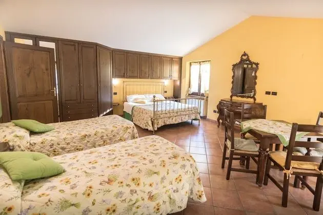 Family Dört Kişilik Oda, 1 Yatak Odası, Özel Banyo, Bahçe Manzaralı (La Ginestra)