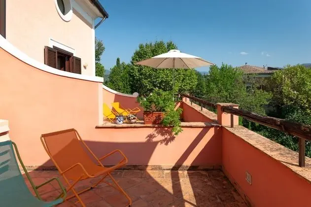 Tek Büyük Yataklı Oda, Teras, Bahçe Manzaralı