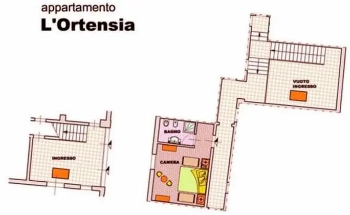 Tek Büyük veya İki Ayrı Yataklı Oda, Bahçe Manzaralı (Ortensia)