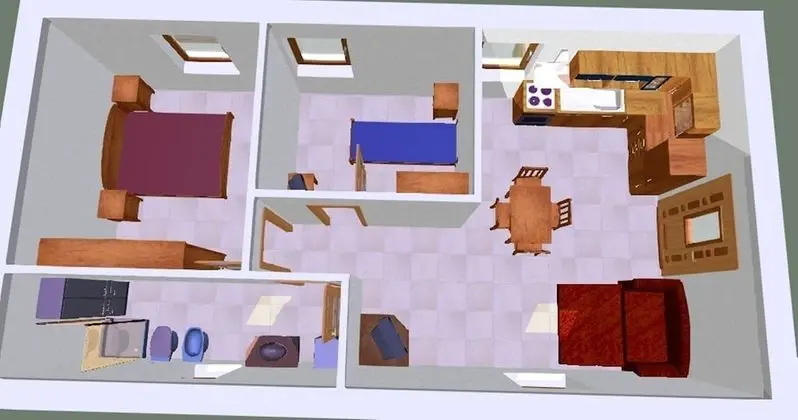 Apart Daire, 2 Yatak Odası