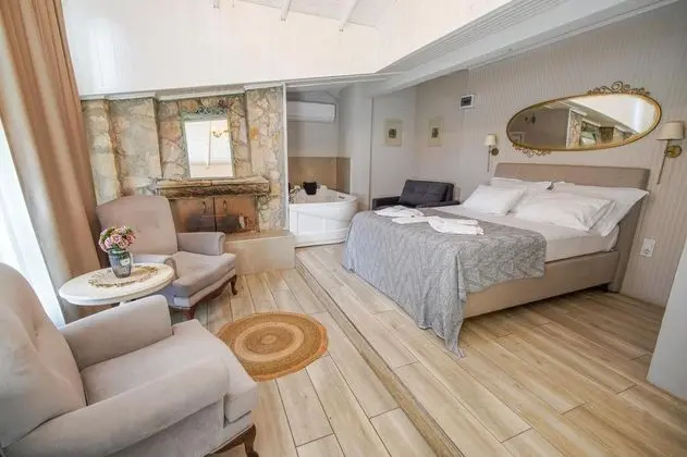 Şömineli Bungalow, Bahçe Manzaralı, Bahçe Katı