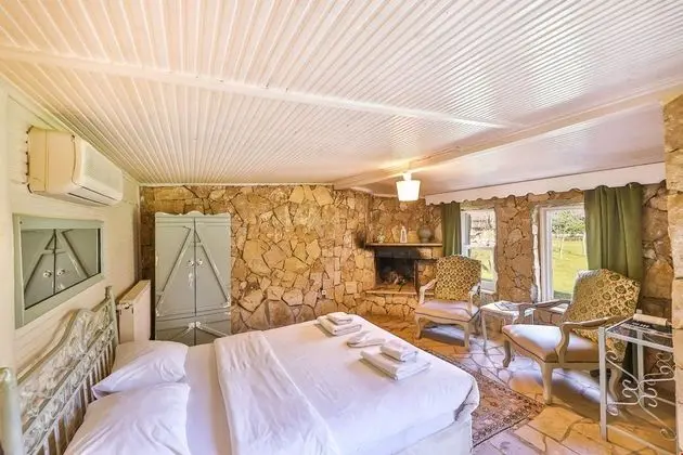 Şömineli Bungalov - Bahçe Manzaralı, Bahçe Katı
