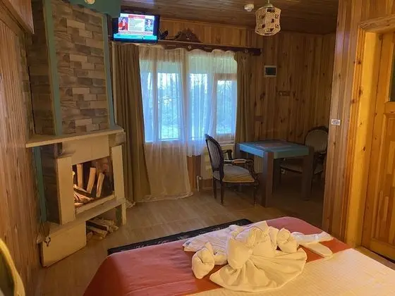 Comfort Bungalov, 1 Çift Kişilik Yatak, Balkon/Veranda
