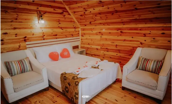 Deniz Manzaralı Jakuzili Japon Bungalow Oda