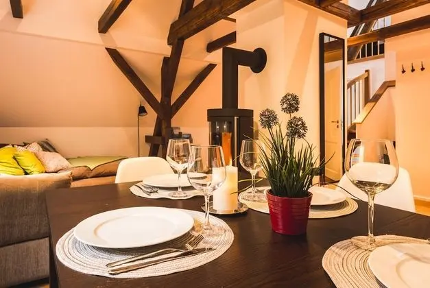 Deluxe Dubleks, 2 Yatak Odası, Şömine, Bahçeli