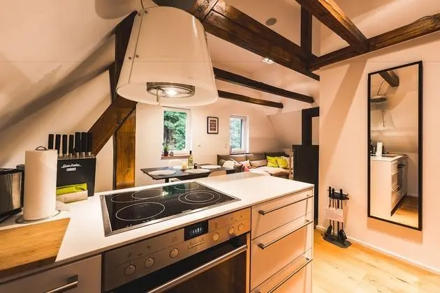 Deluxe Dubleks, 2 Yatak Odası, Şömine, Bahçeli