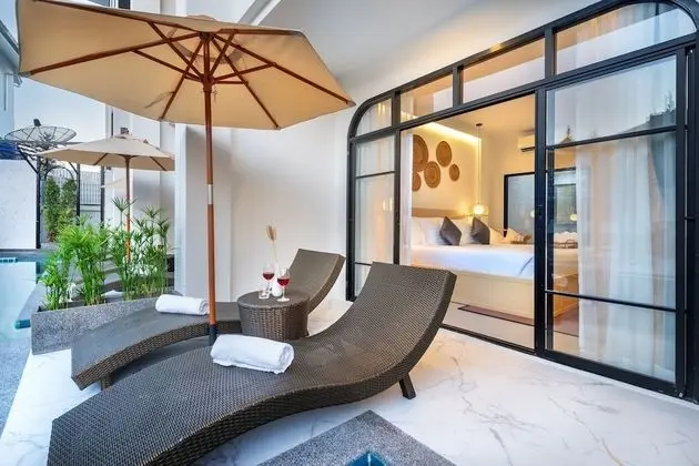 Deluxe Double Room, Pool Access