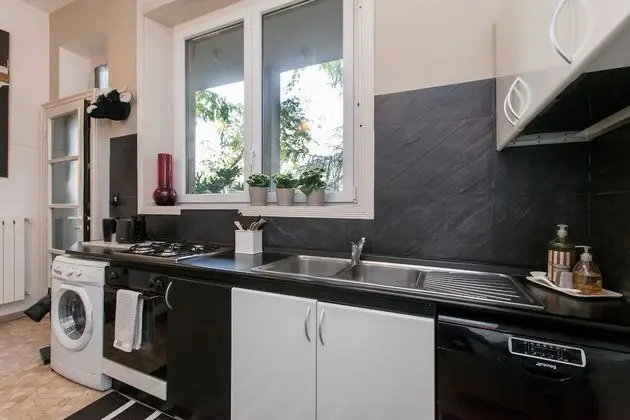 Deluxe Apart Daire, 1 Yatak Odası, Mutfak, Bahçe Manzaralı