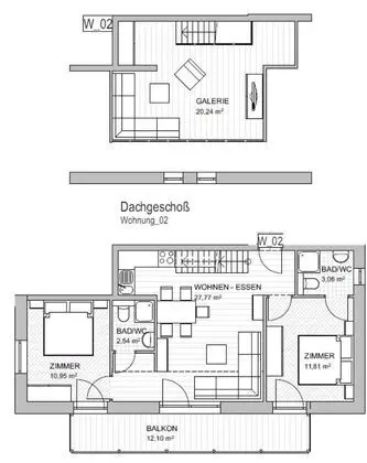 Grand Apart Daire, 2 Yatak Odası, Balkon