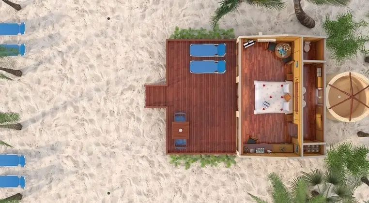 Premium Bungalov, Plaj Manzaralı