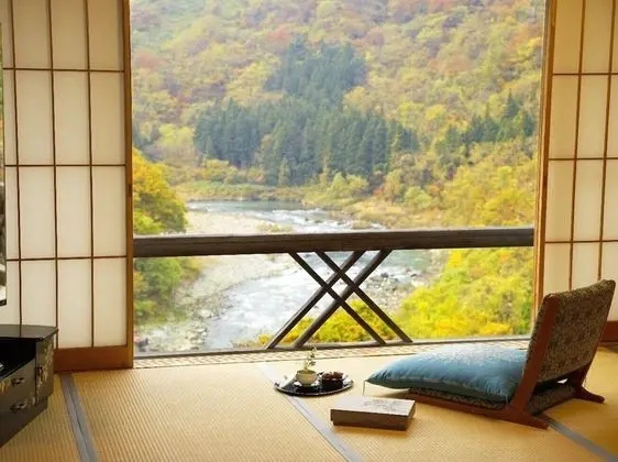 Traditional Oda, Sigara İçilmez, Vadi Manzaralı (Japanese Style, for 4 Guests, HOUZAN)