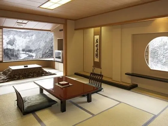 Traditional Oda, Sigara İçilmez, Vadi Manzaralı (Japanese Style, for 5 Guests, Corner)