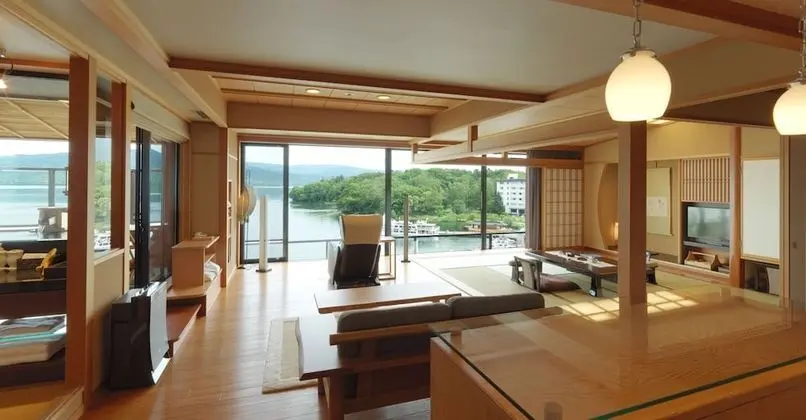 Deluxe Süit, Göl Manzaralı (UMI no ZA, private hot spring)