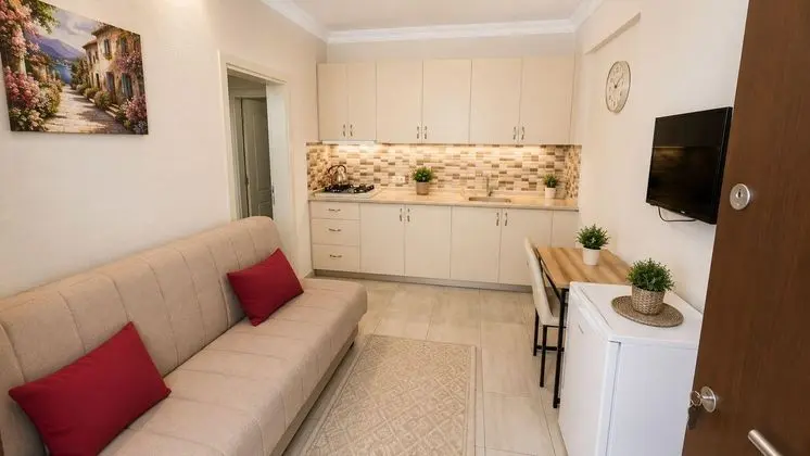 1+1 Aile Odası, Bahçe Manzaralı, -1. Kat