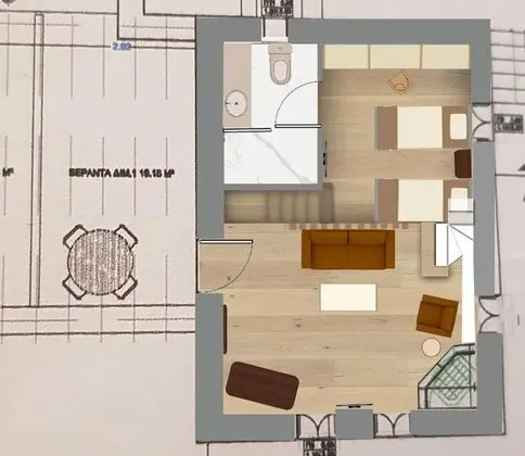 Loft Studio with Sea view
