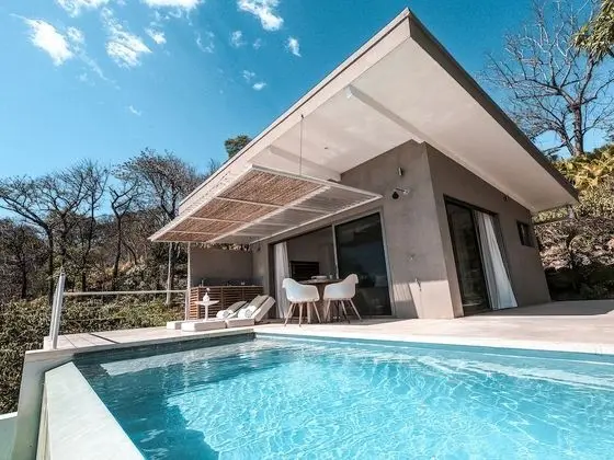 Deluxe Bungalov, 1 En Büyük (King) Boy Yatak, Kişiye Özel Havuzlu, Deniz Manzaralı