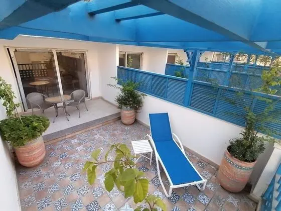 Design Tek Büyük veya İki Ayrı Yataklı Oda, 1 Yatak Odası, Teras, Şehir Manzaralı