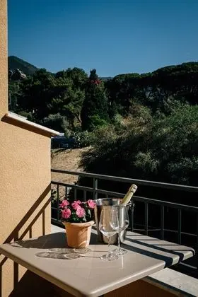 Tek Büyük veya İki Ayrı Yataklı Oda, Balkon, Dağ Manzaralı